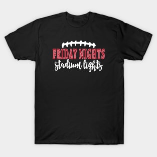 Friday Night Stadium Lights Football T-Shirt